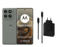 Smartfon Motorola edge 60 pro 5G 12/512GB Shadow + Ładowarka 125W